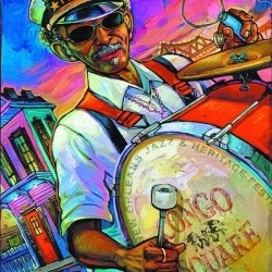 ~Getting Artsy at Jazz Fest~ 4.2014